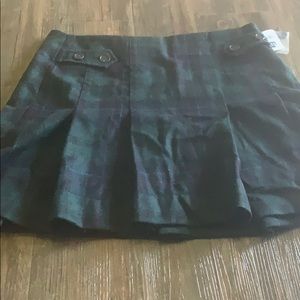 Gap Wool Plaid Skirt